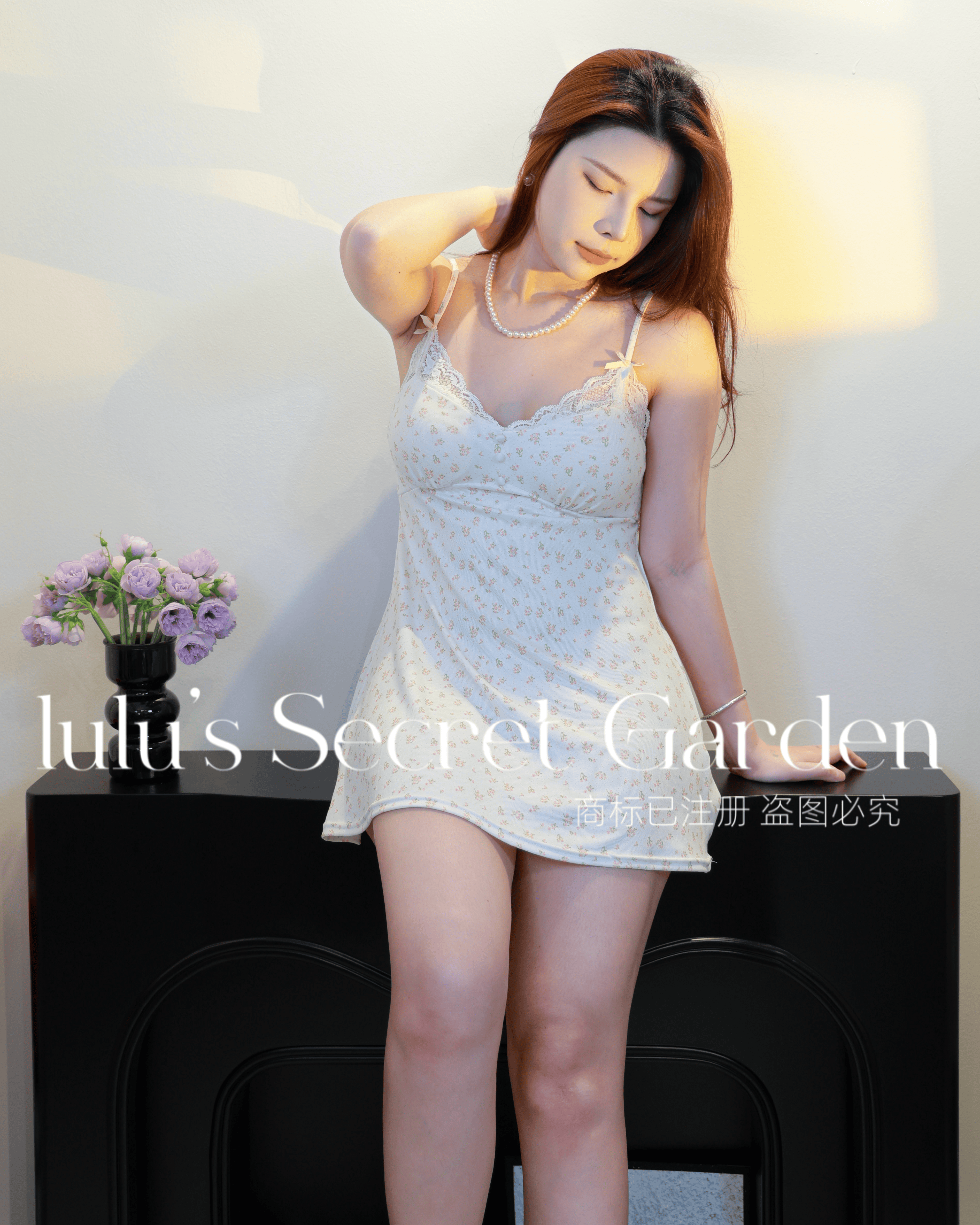 AI suggestion LULU 1086-Plus Size Summer Floral Padded Sleepwear – Loose Fit Modal Cotton Spaghetti Strap Nightdress for Comfortable Home Wear