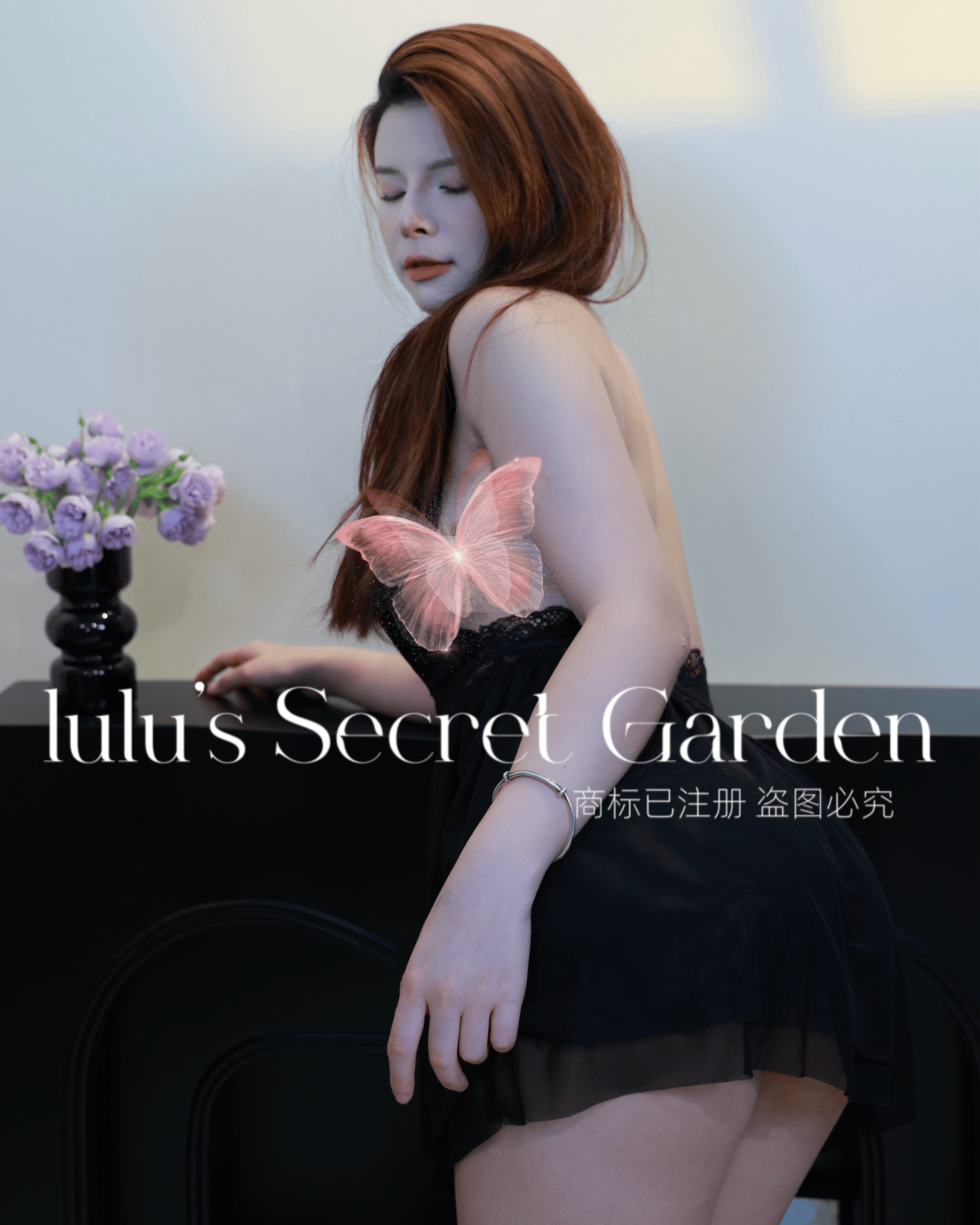 LULU 1170-Sexy Lace Mesh Halter Neck Backless Nightdress, No Padding, Perfect for Home & Dates